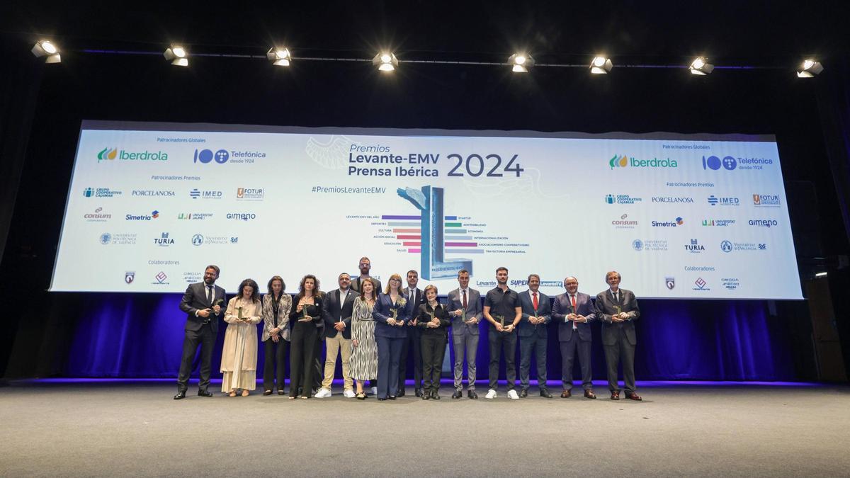 Entrega de los premios Levante-EMV en el Palacio de Congresos.