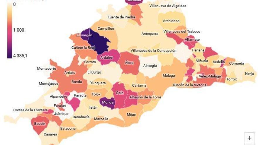 Conoce los municipios de Málaga con cierre perimetral desde el domingo 17 de enero