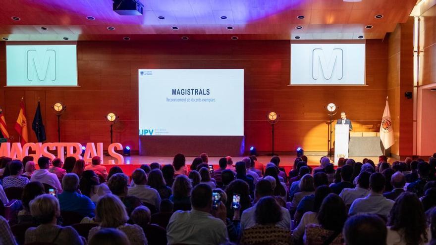 Los premios "Magistrals" a los mejores profesores de la Comunitat Valenciana se entregan en el Campus de Gandia de la Universitat Politècnica de València