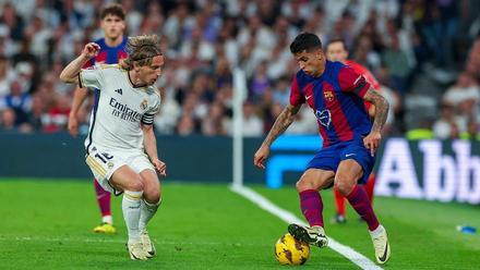 Joao Cancelo en el clásico del Bernabéu