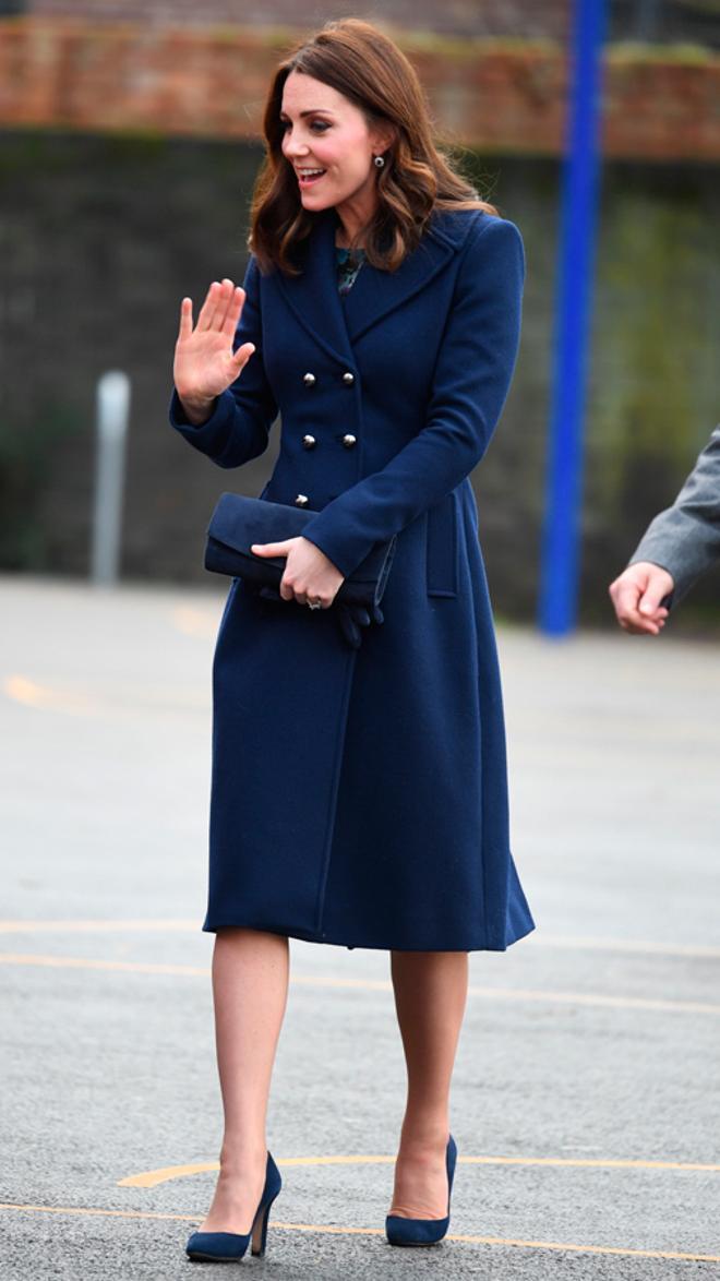 Kate Middleton en su visita a la escuela Reach Academy Feltham