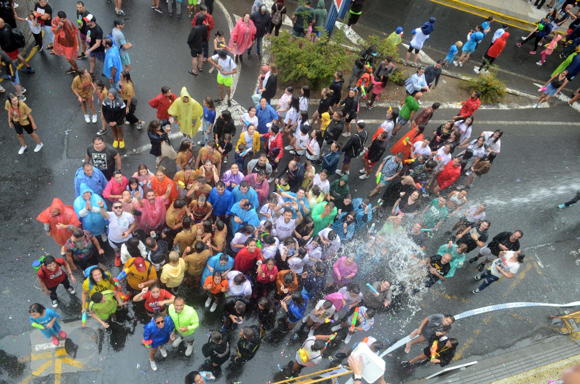 Una fiesta pasada por agua