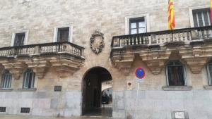 Fachada de la Audiencia de Palma (Mallorca)