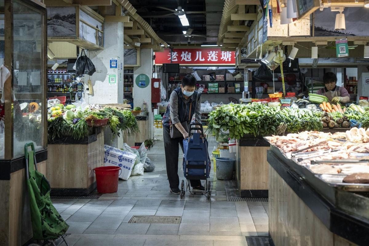 Mercado de Jiuxia en Shenzhen, China