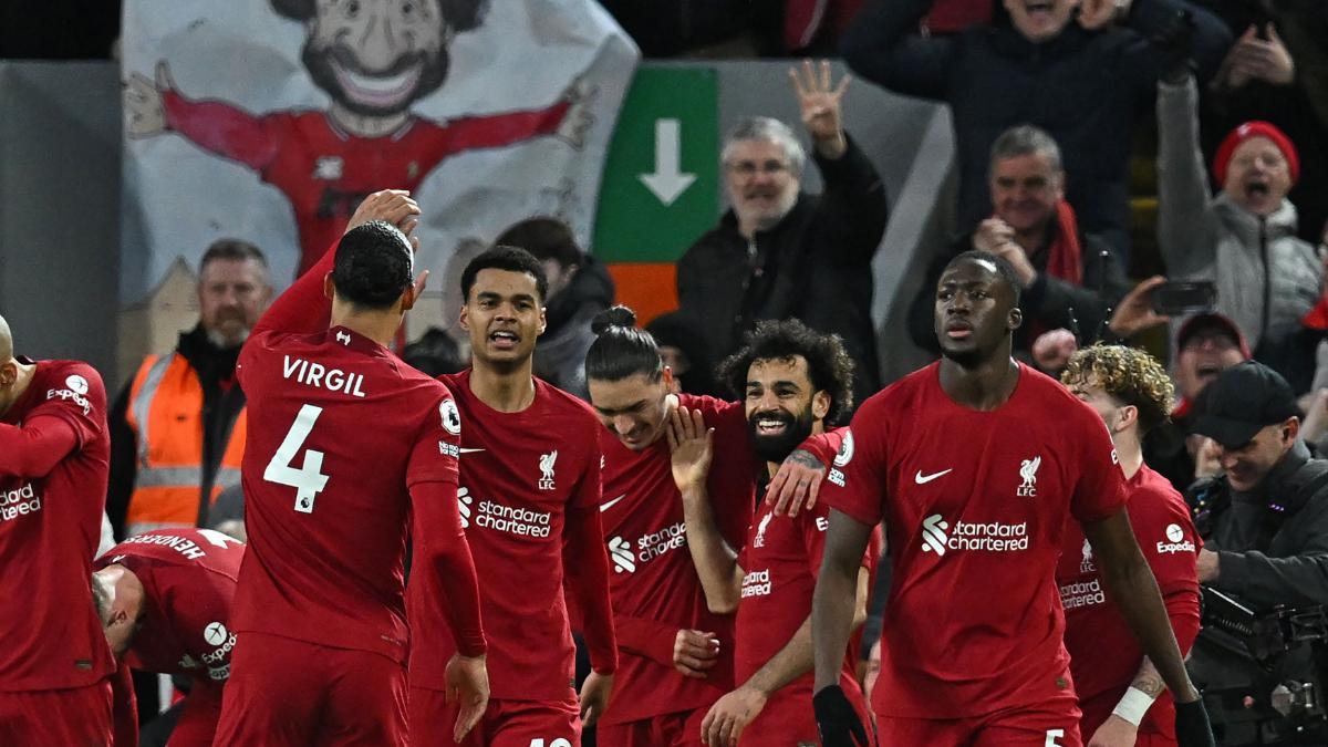 El Liverpool le endosó una goleada histórica al Manchester United en la Premier League