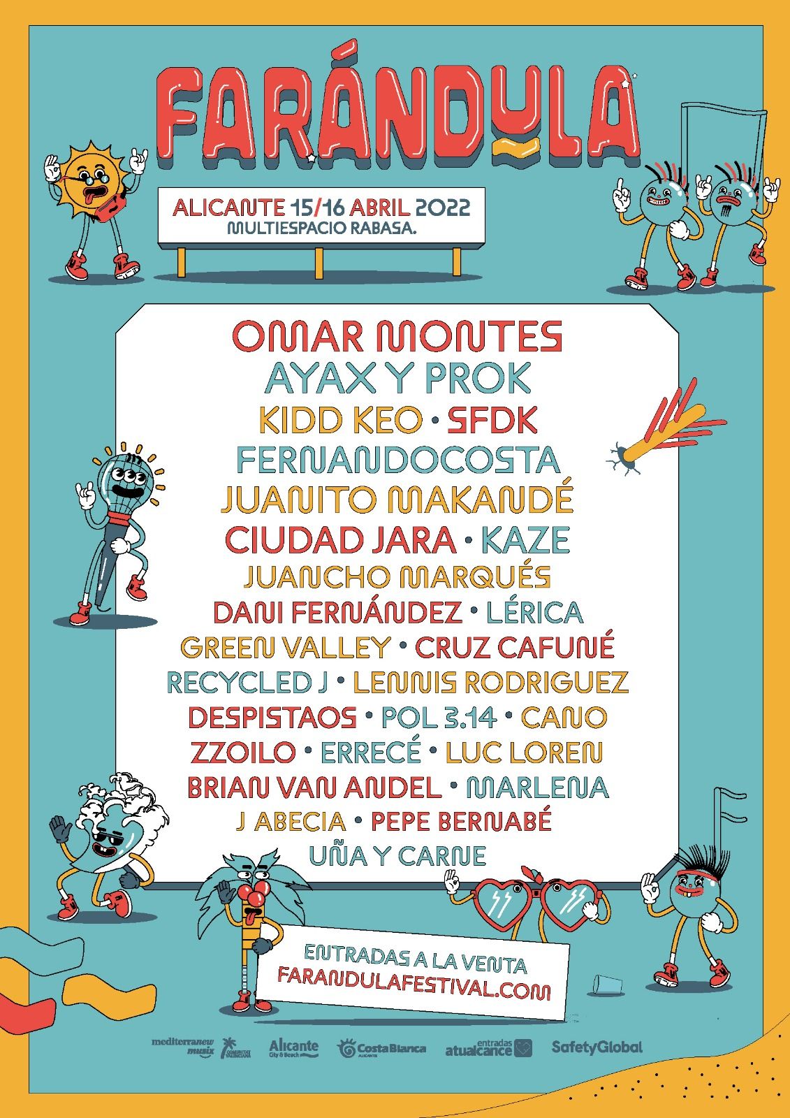 Cartel completo Farandula Fest