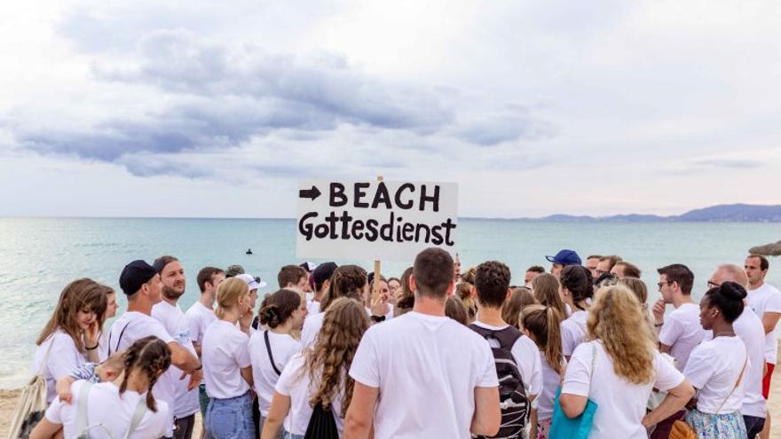 Strandgottesdienst am Ballermann im Jahr 2019.