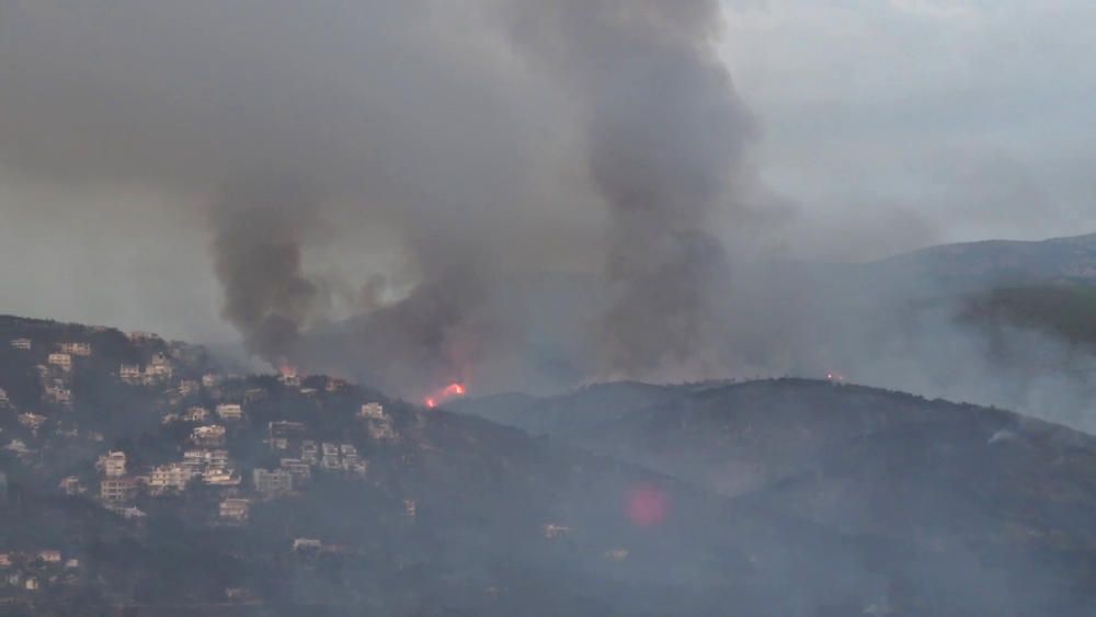 Las consecuencias de los incendios de Atenas