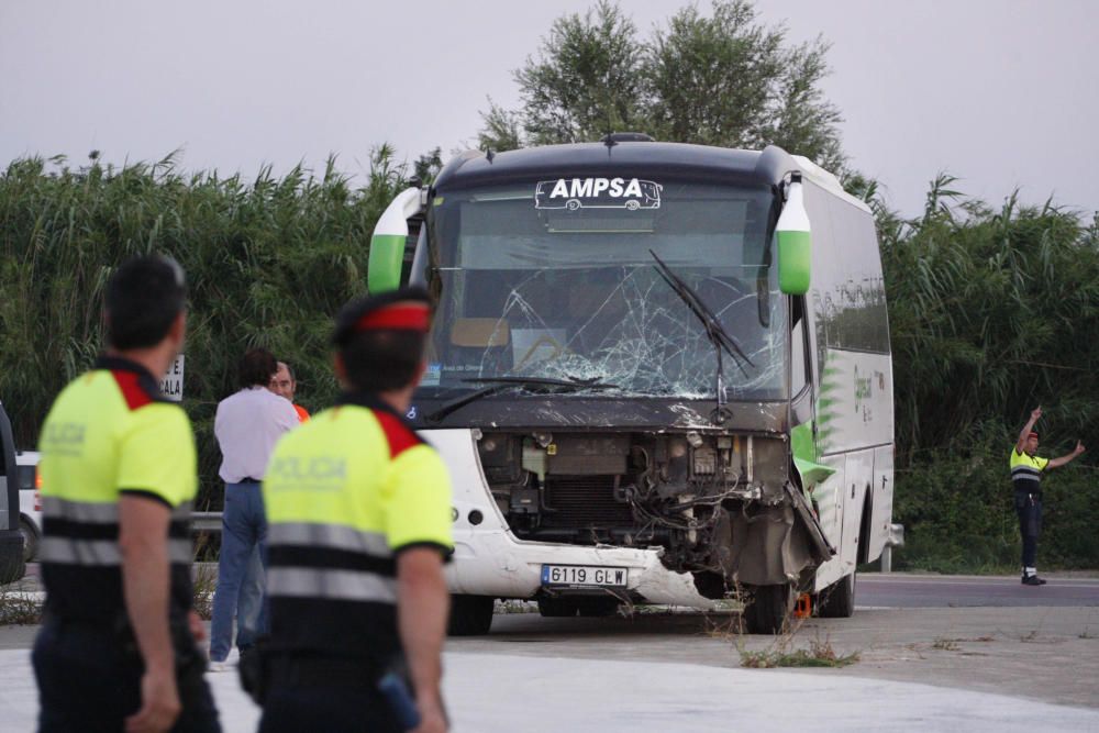 Accident a la Tallada d'Empordà