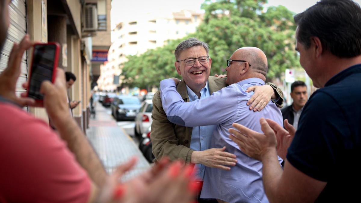 La ruta de Ximo Puig en la jornada de reflexión