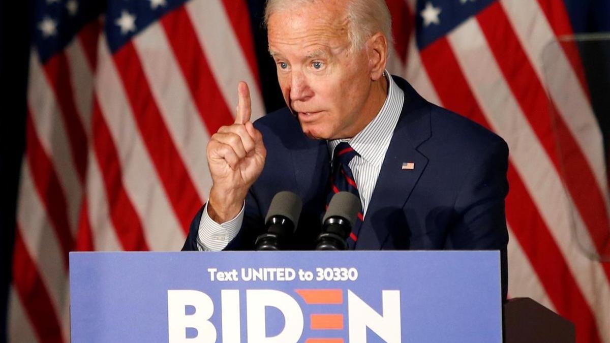 Joen Biden, candidato demócrata a la presidencia de EEUU.