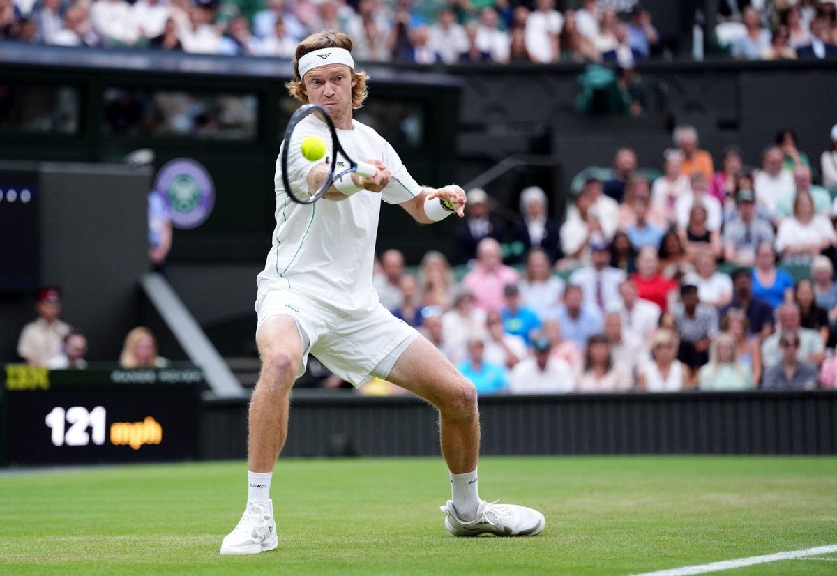 Wimbledon: Andrey Rublev - Carlos Alcaraz, en imágenes.