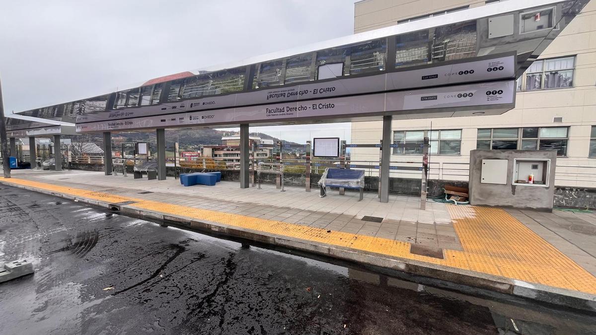 La nueva marquesina.