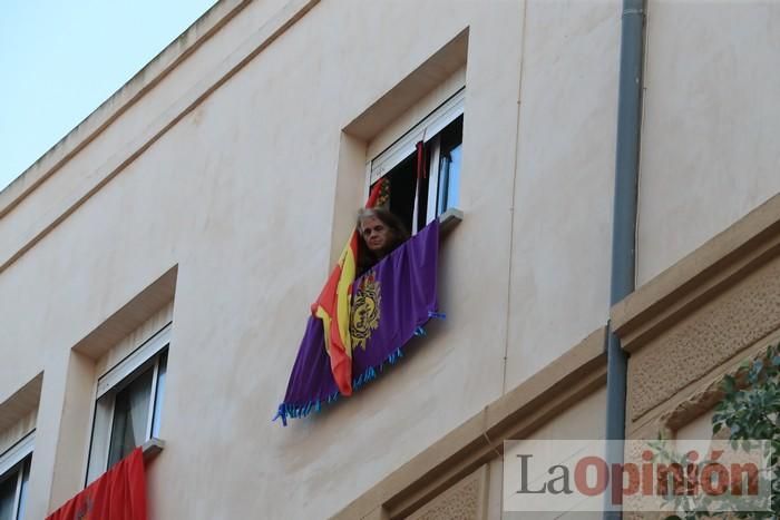 Viernes de dolores: Aplausos y salves a la patrona en Cartagena durante el confinamiento