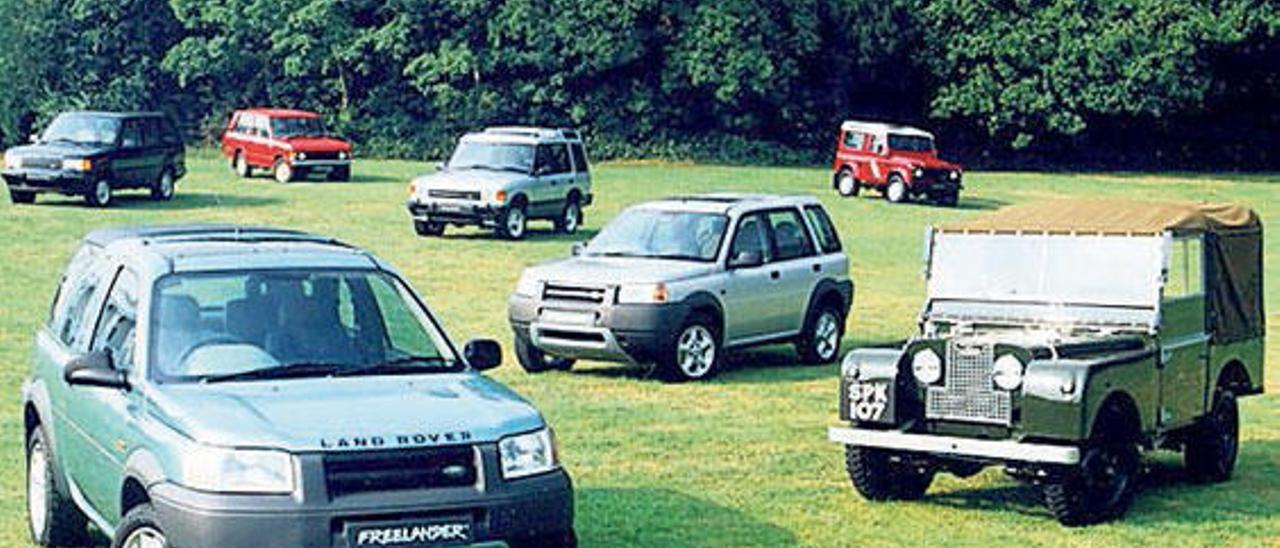 Familia completa Land Rover Heritage. // FdV