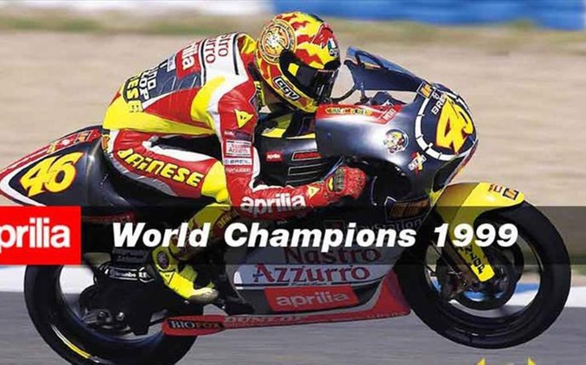 1999: Rossi se proclama campeón de 250 cc