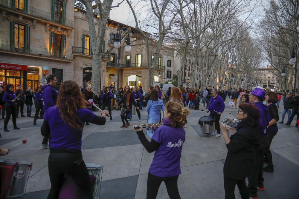 Manifestación de la plataforma 11FBalears de mujeres científicas