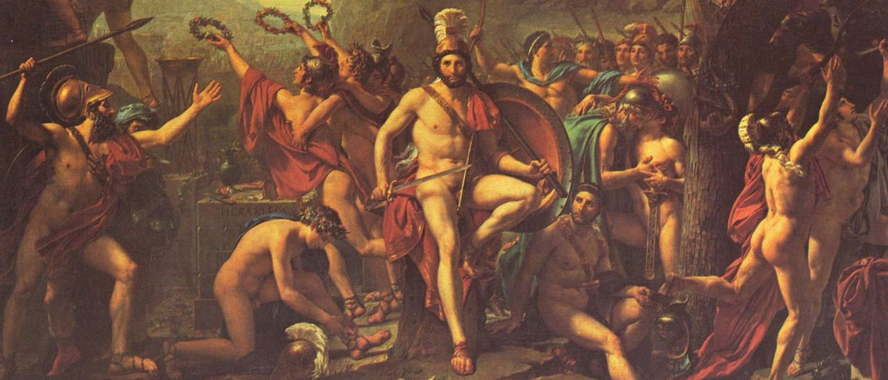 Leonidas en las Termópilas
