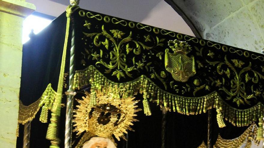 Imagen de la Virgen de la Soledad de Abdalajís.