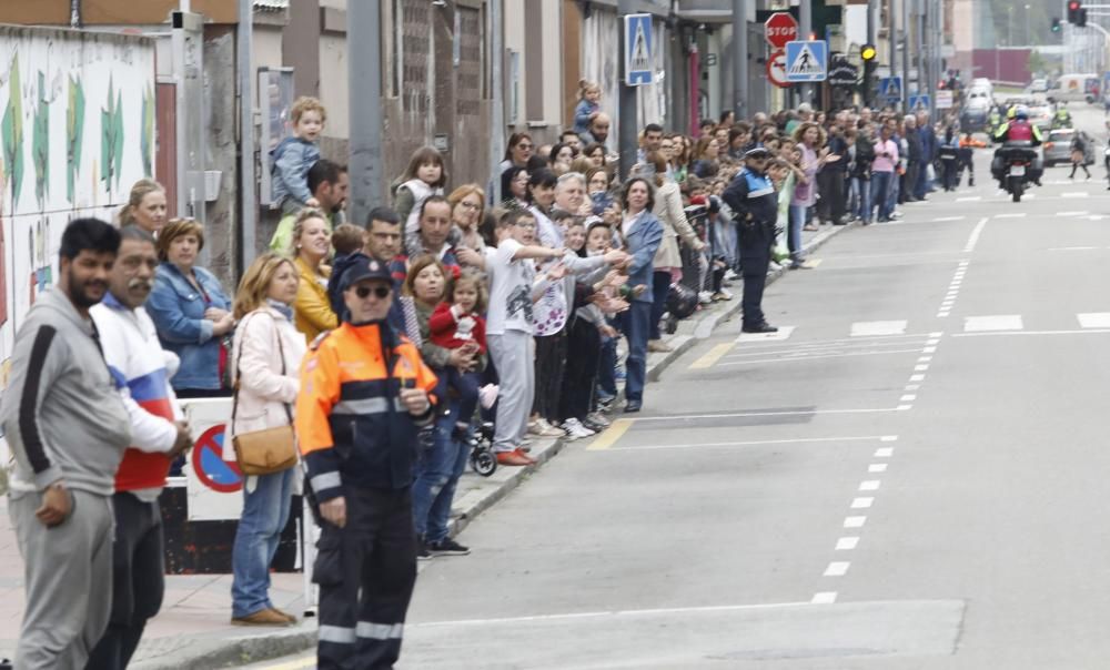 Primera etapa de la 61.ª edición de la Vuelta a Asturias: Oviedo-Pola de Lena