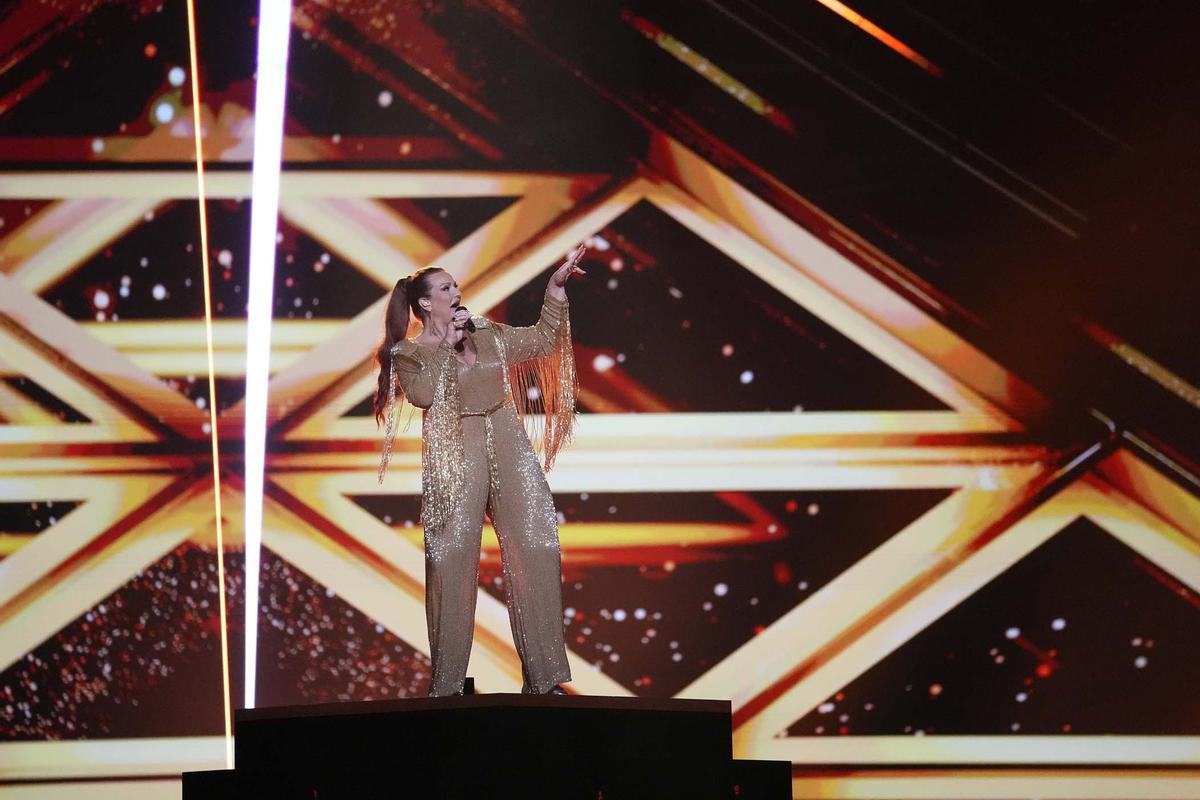 Primer ensayo de la primera semifinal de la 68ª edición del Festival de la Canción de Eurovisión. En la imagen Hera Björk
