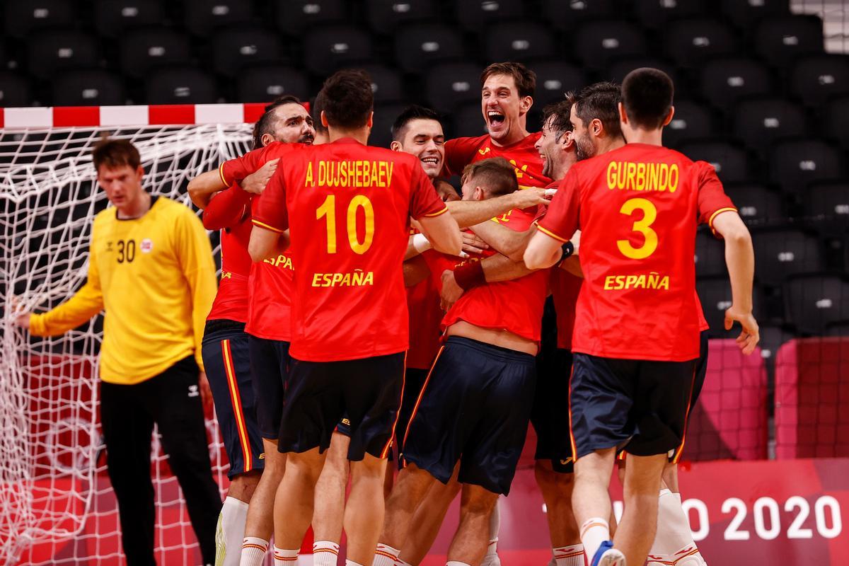 Handbol. Espanya repeteix agonia i triomf contra Noruega a Tòquio (28-27)