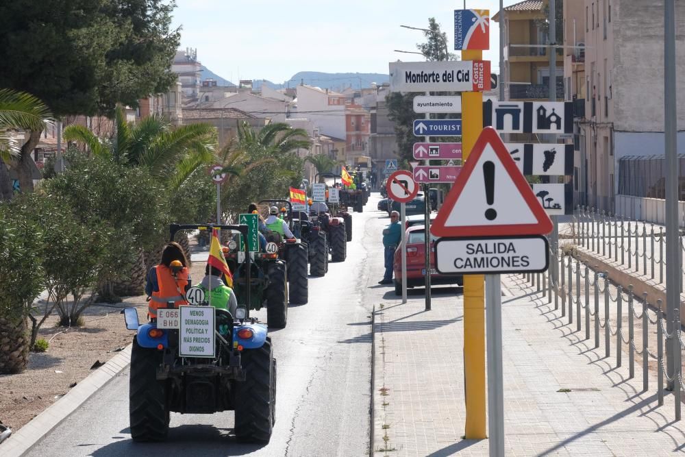 Tractorada en defensa del campo alicantino