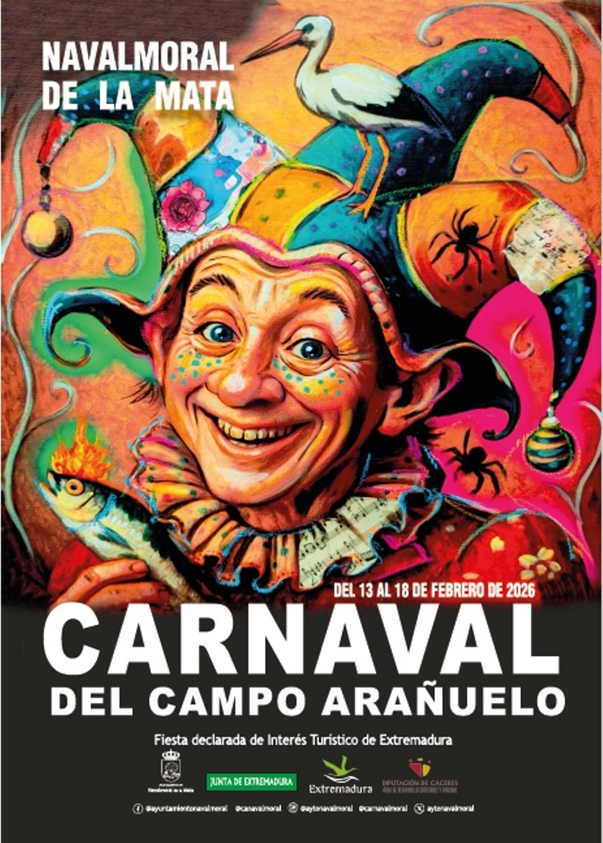 Cartel del Carnaval de Navalmoral de la Mata 2026.