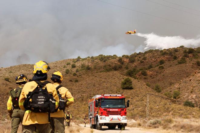 Incendios forestales mortales en Almería