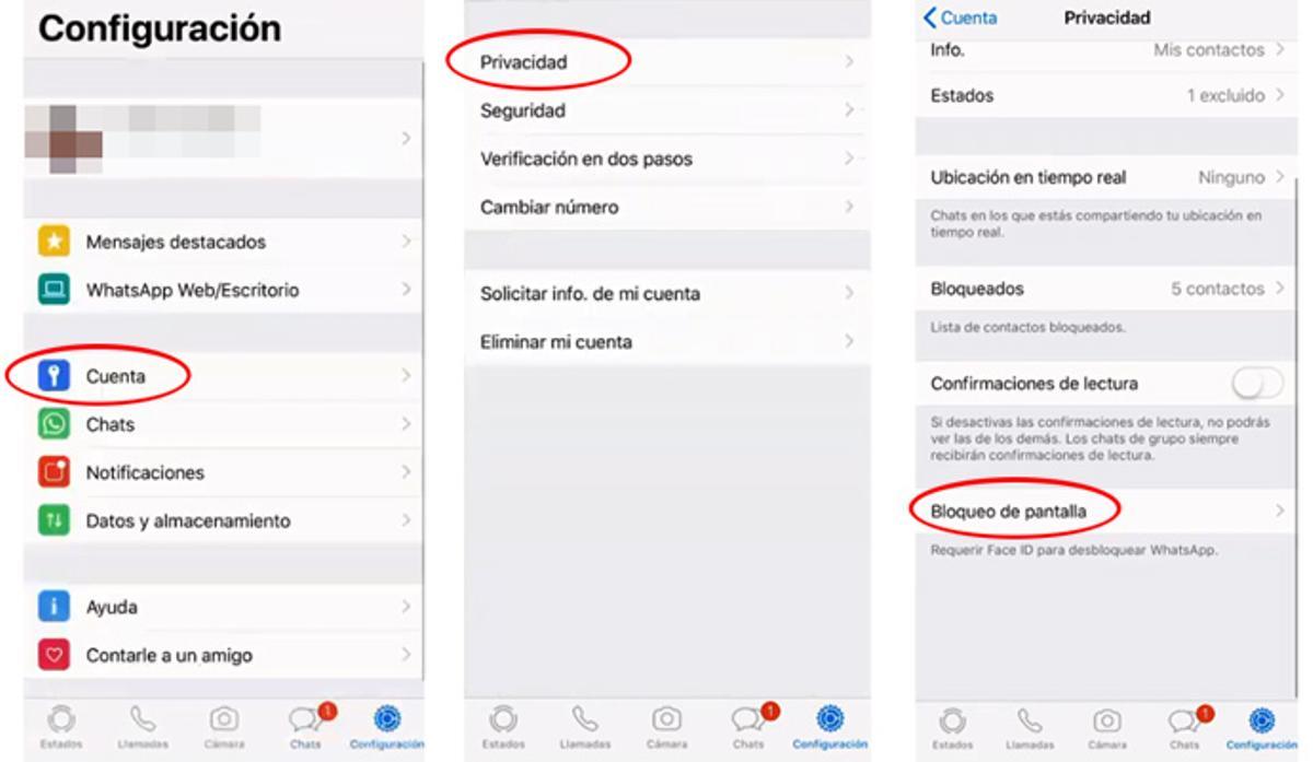 Así puedes bloquear WhatsApp con la cara o la huella dactilar
