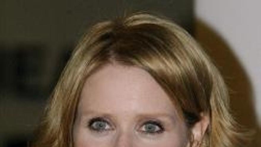 Imgen de archivo de la actriz estadounidense Cynthia Nixon a su llegada al primer estreno de la película &quot;One Last Thing&quot; en Nueva York.