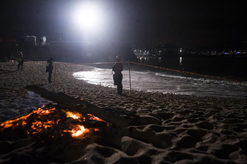 Así transcurrió la noche y amanecieron las playas