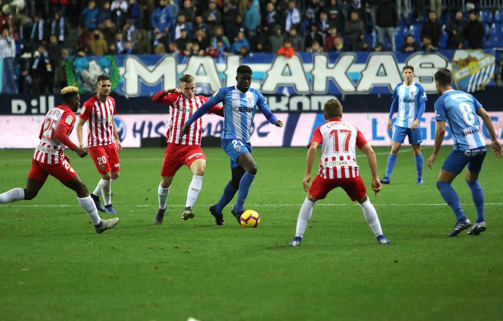 El conjunto blanquiazul regaló dos puntos en el último suspiro tras el tanto de Luis Rioja, que igualó el gol inicial de Adrián