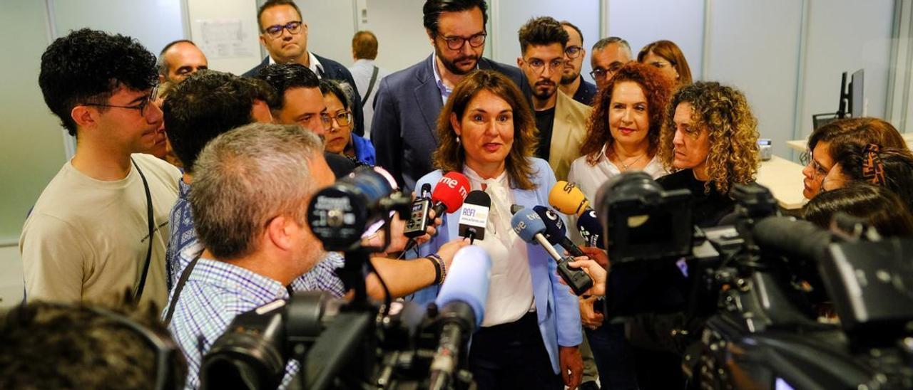 Jimena Delgado presenta la candidatura de PP al Congreso de los Diputados por La Palmas