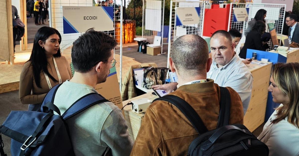 Estand de Ecoidi en París.