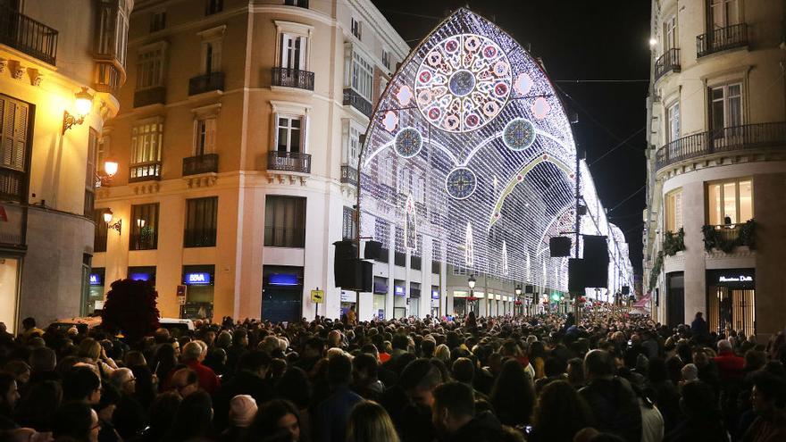 Luces de Navidad el año pasado.