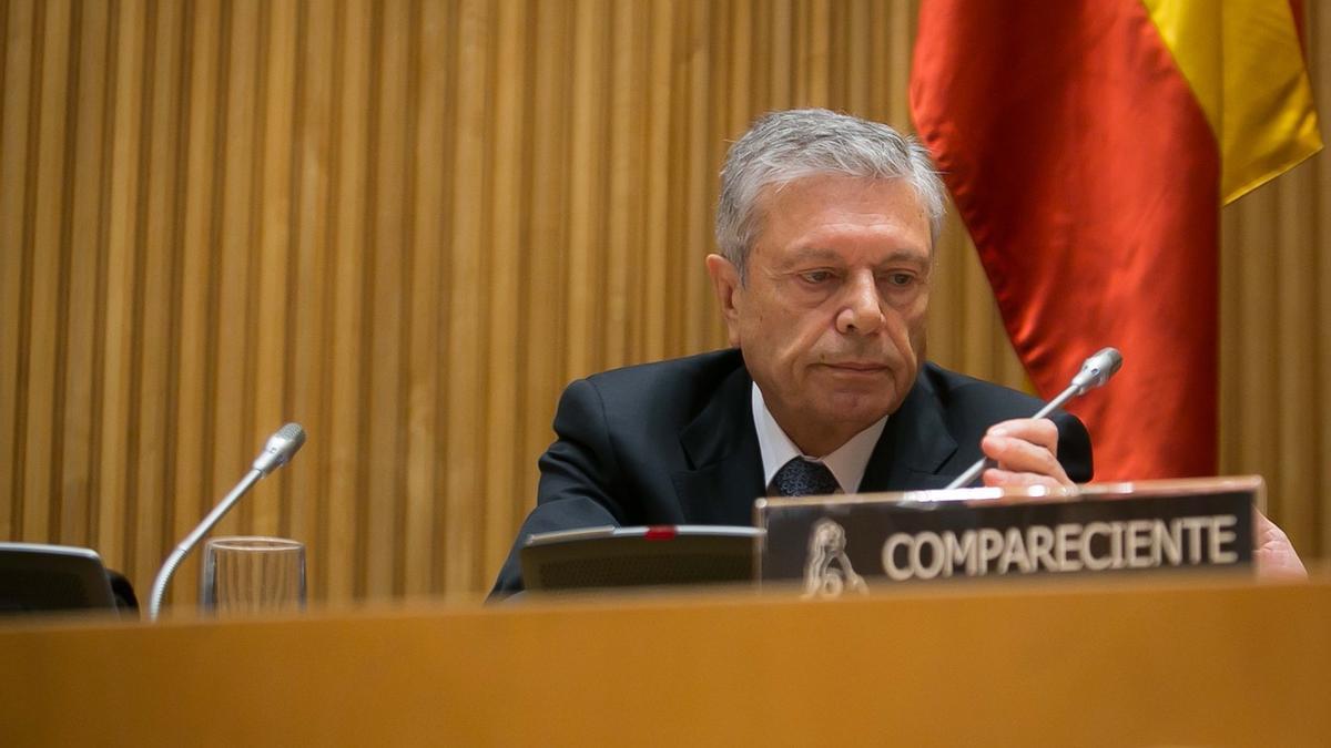 Modesto Crespo, durante una comparecencia en el Congreso de los Diputados.