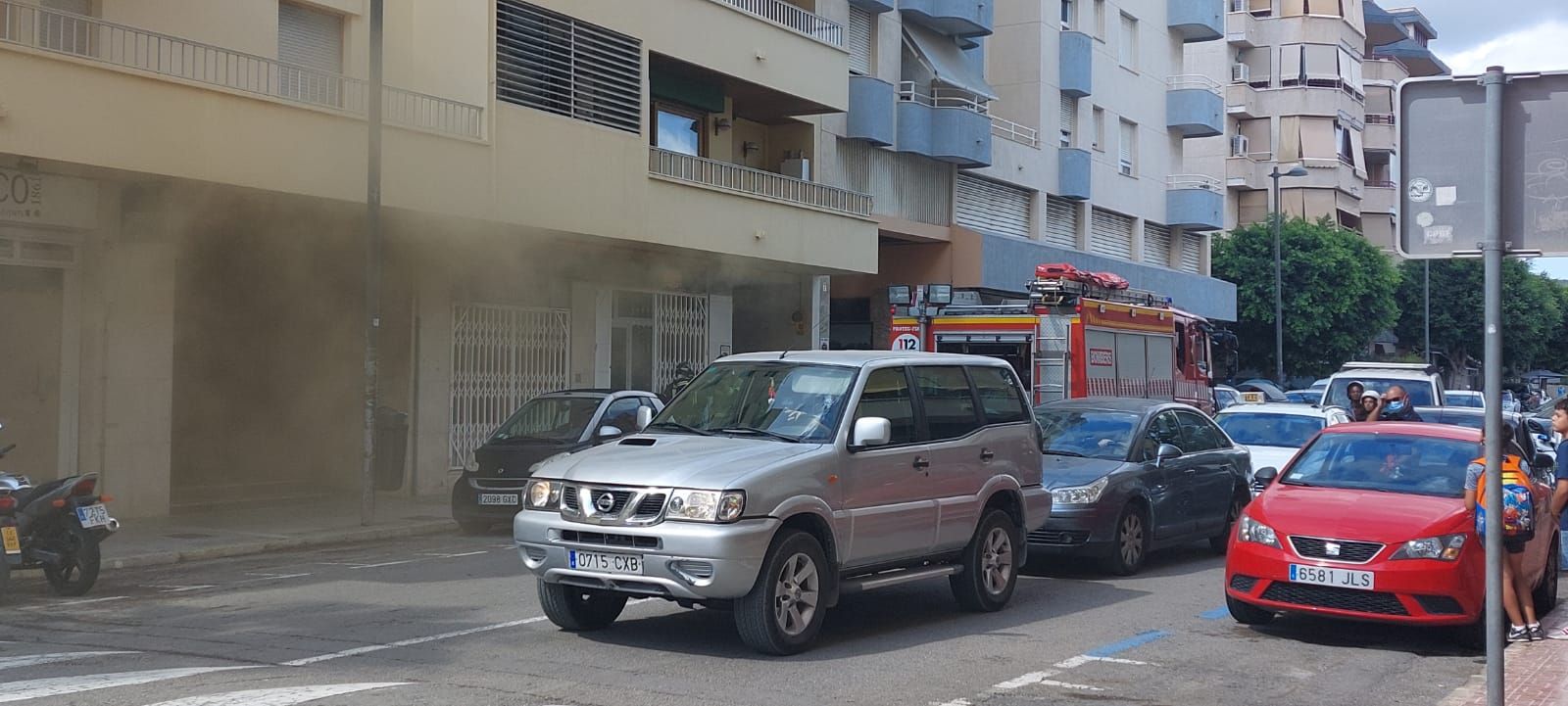 Un incendio en un local de Ibiza