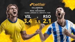 Villarreal CF vs. Real Sociedad de Fútbol: horario, TV, estadísticas, clasificación y pronósticos