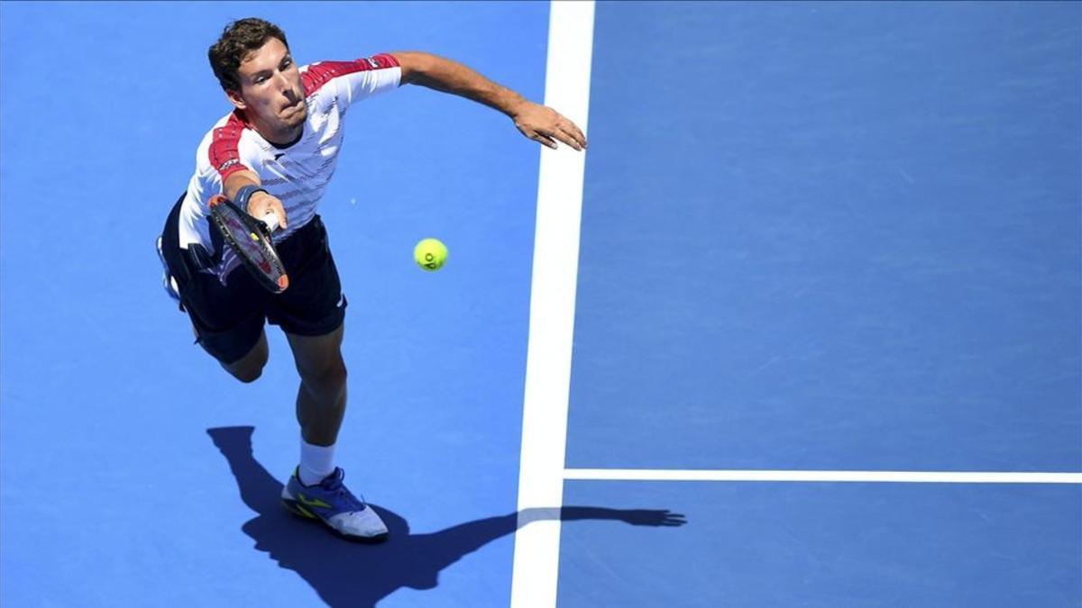 Pablo Carreño, perdiendo frente a Kuznetsov