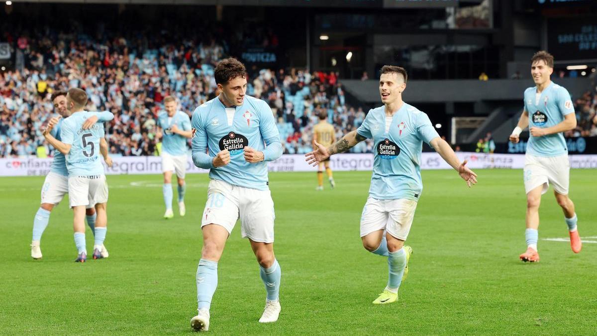 Durán celebra uno de sus goles a la Real Sociedad.
