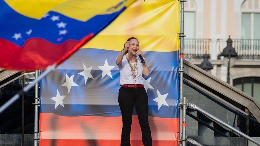 La diáspora venezolana redobla su entrega a María Corina Machado en Madrid: 