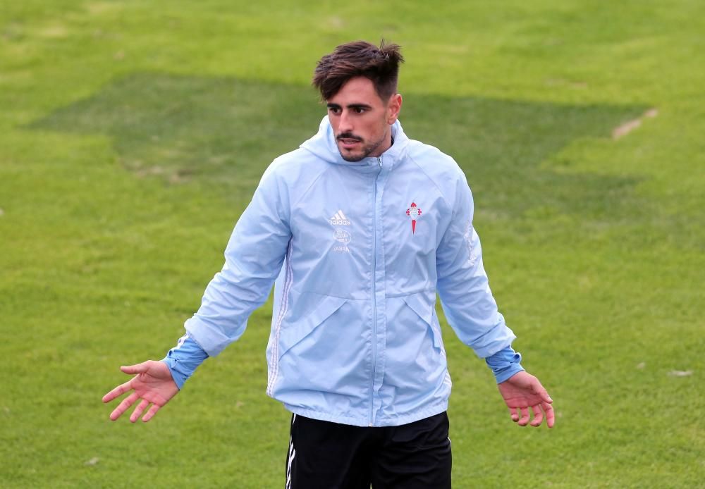 Óscar García exprime su último entrenamiento antes del Celta - Mallorca