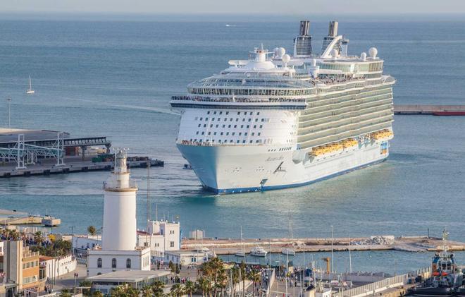 Allure of the Seas in Malaga