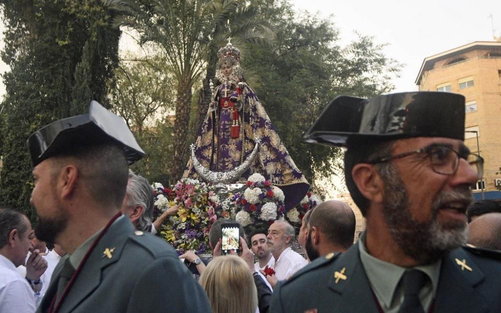 Bajada de la Fuensanta a la Catedral de Murcia