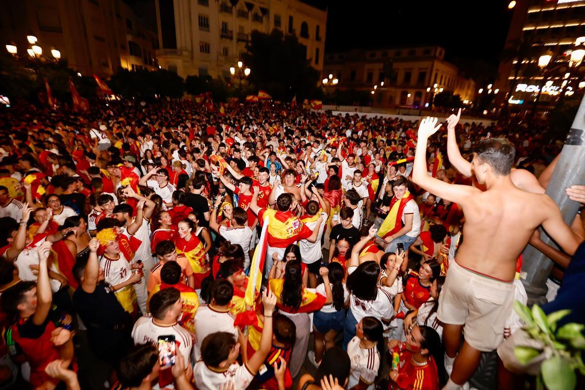 ¡España, campeona del mundo! Córdoba celebra en Las Tendillas el triunfo ante Argentina