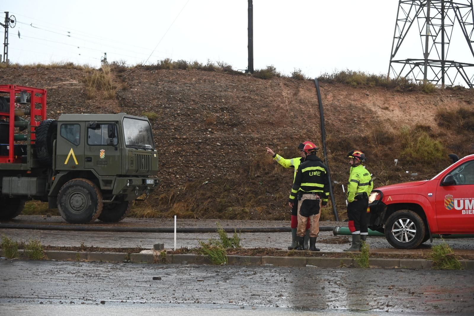 En imágenes | La dana golpea a Aragón