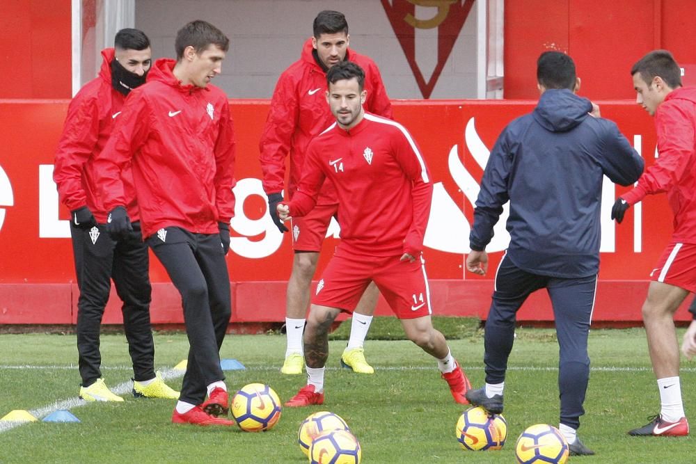 Entrenamiento del Sporting