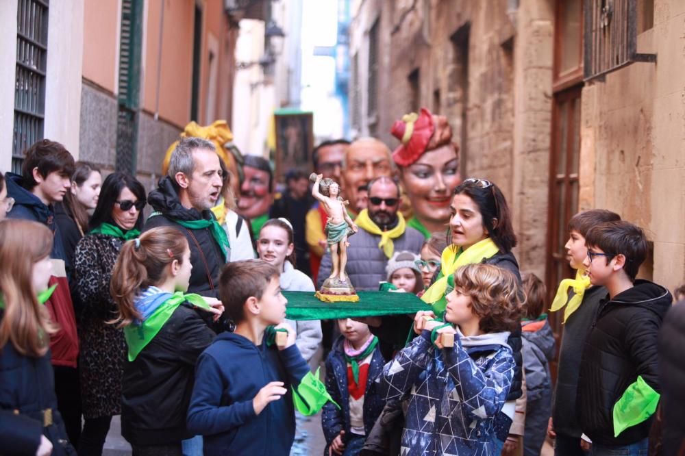 Sant Tianet recorre Palma