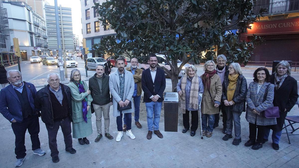 Nova placa de l’entrada de les tropes franquistes a Girona